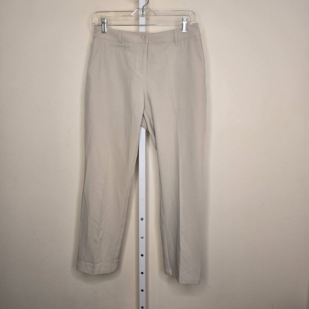 Lesmart Golf Series Women's Size 4 Standard Fit Tan Stretch Cropped Pants